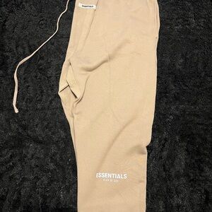 Essentials Beige Joggers
